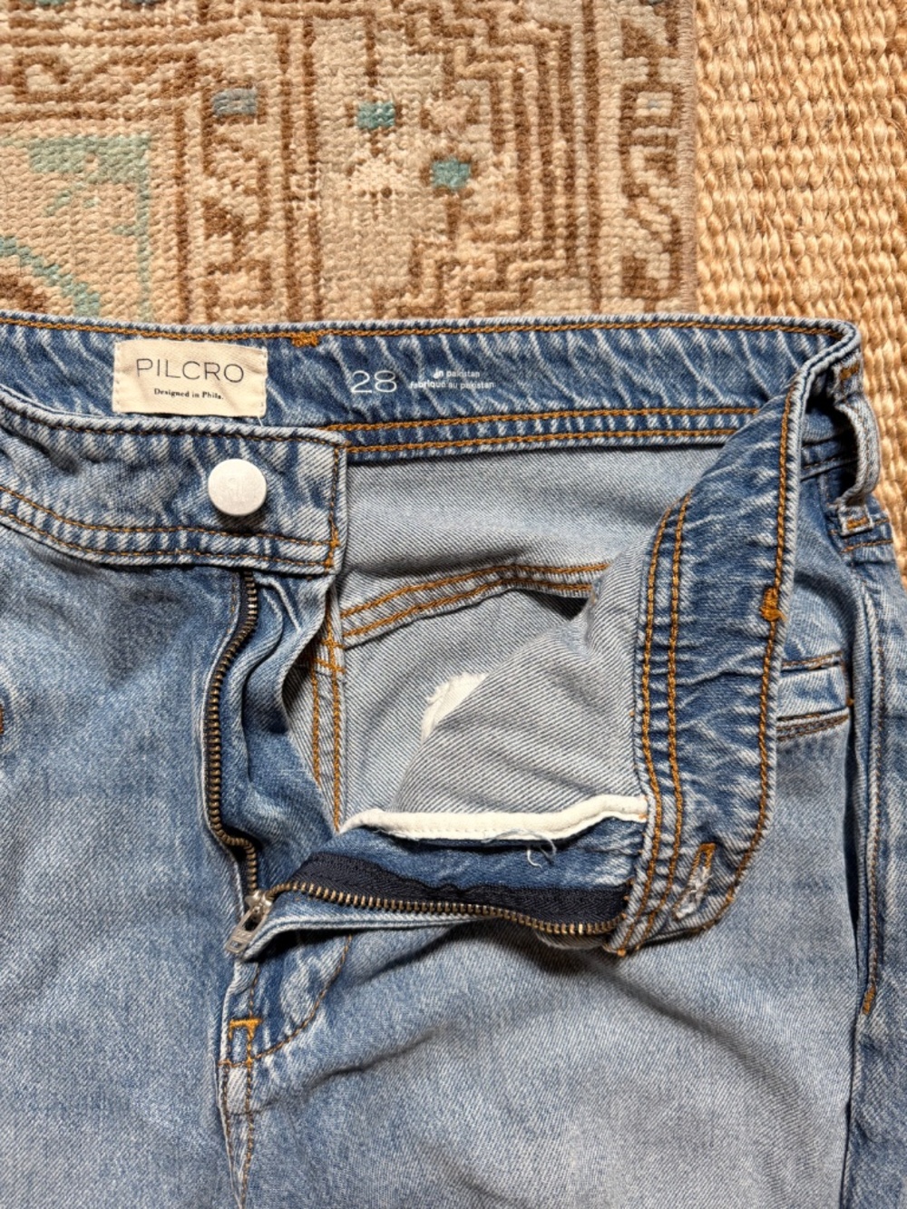 Anthropologie Pilcro Mid Rise Wide Leg Jeans - Picture 6 of 6